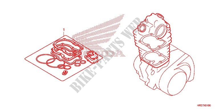 GASKET KIT for Honda FOURTRAX 420 RANCHER 4X4 AT DCT 2016