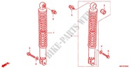 REAR SHOCK ABSORBER (2) for Honda SILVER WING 400 ABS 2014