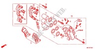 FRONT BRAKE CALIPER (FJS400D9/FJS400A) for Honda SILVER WING 400 ABS 2010