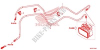 REAR BRAKE HOSE   BRAKE PIPE for Honda CB 500F ABS BLANCHE 2014