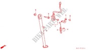 SIDE STAND for Honda CRM 250 1989