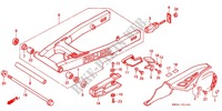REAR ARM   CHAIN CASE for Honda NX 250 1989