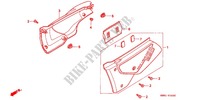 SIDE COVERS for Honda XL 250 DEGREE OVER SPEED 1991
