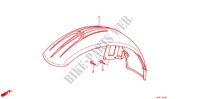 FRONT FENDER for Honda STEED 600 VLX Without speed warning light. Taylor bar handle 1992
