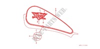 STICKERS (NV400CN/NV600CN) for Honda STEED 600 VLX Without speed warning light. Taylor bar handle 1992