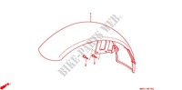 FRONT FENDER for Honda STEED 600 VLX Without speed warning light. Taylor bar handle 1993