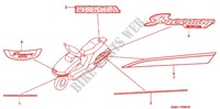 STICKERS (2) for Honda 250 FREEWAY 1996