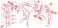 LEVER   SWITCH   CABLE (CRF450R4,5,6,7,8) for Honda CRF 450 R RED 2008