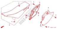 SEAT/SIDE COVER  for Honda CRF 450 R 2008