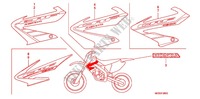 STICKERS (CRF450R2,3,4,5) for Honda CRF 450 R 2004