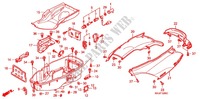 REAR COWL   LUGGAGE BOX (FES1253 5) (FES1503 5) for Honda PANTHEON 125 FES 2003