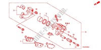 REAR BRAKE CALIPER (FES1253 5) (FES1503 5) for Honda PANTHEON 125 FES 2006