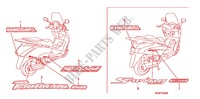 STICKERS for Honda S WING 125 FES 2007