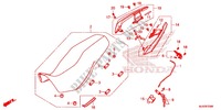 SEAT   PASSENGER GRIP for Honda CB 500 X 2016