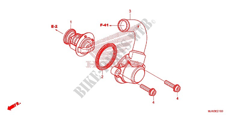 THERMOSTAT for Honda CB 500 X ABS 2016