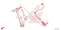 SIDE STAND for Honda CB 500 F ABS 2016