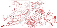 SINGLE SEAT (2) for Honda SILVER WING 600 2007