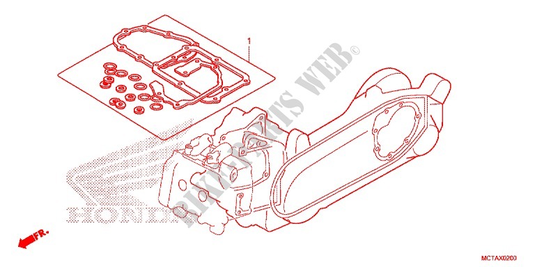 GASKET KIT for Honda SILVER WING 600 ABS 2007