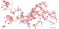 FRAME for Honda REFLEX 250 SPORT ABS RED 2007