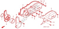 LEFT CRANKCASE COVER   ALTERNATOR (2) for Honda REFLEX 250 SPORT ABS RED 2007