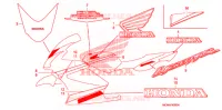 STICKERS for Honda VFR 800 INTERCEPTOR TRICOLOR 2007