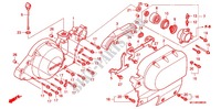 LEFT CRANKCASE COVER   ALTERNATOR (2) for Honda VTX 1800 F Specification 1 2007