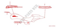 STICKERS for Honda VTX 1800 F Specification 3 2007