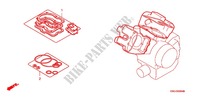 GASKET KIT for Honda VTX 1800 N Black crankcase, Chromed radiators covers 2007