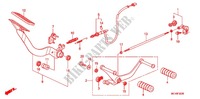 MAIN STAND   BRAKE PEDAL for Honda VTX 1800 R Specification 1 2007