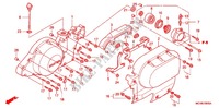 LEFT CRANKCASE COVER   ALTERNATOR (2) for Honda VTX 1800 R Specification 3 2007