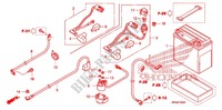 WIRE HARNESS/BATTERY for Honda FOURTRAX 420 RANCHER 4X4 Manual Shift CAMO 2009