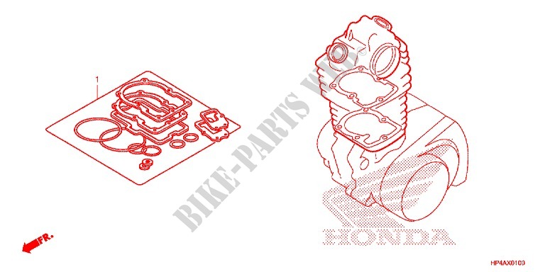 GASKET KIT for Honda FOURTRAX 420 RANCHER 4X4 Manual Shift CAMO 2009