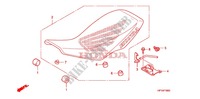 SINGLE SEAT (2) for Honda TRX 450 R SPORTRAX Electric Start 2009