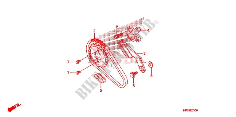 CAM CHAIN   TENSIONER for Honda FOURTRAX 500 FOREMAN 4X4 2009