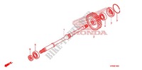 FINAL SHAFT for Honda FOURTRAX 500 FOREMAN 4X4 Electric Shift, Power Steering 2009