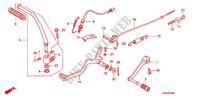 KICK STARTER ARM   BRAKE PEDAL   GEAR LEVER for Honda NXR 150 BROS Electric Start, front Disk 2011