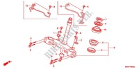 STEERING STEM for Honda NXR 150 BROS Electric Start, front Disk 2011