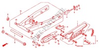 SWINGARM   CHAIN CASE for Honda NXR 150 BROS Electric Start, front Disk 2011