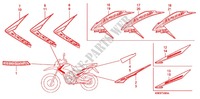 STICKERS (NXR1509/A/B) for Honda NXR 150 BROS Kick Start 2011