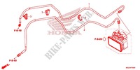 REAR BRAKE HOSE   BRAKE PIPE for Honda CB 500F ABS BLACK 2014