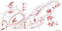 FUEL TANK (Z50J9,B,C,E) for Honda MONKEY 50 LIMITED 2011