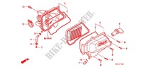 AIR FILTER (Z50J9,B,C,E) for Honda MONKEY 50 LIMITED 2012