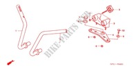 HANDLE PIPE/TOP BRIDGE (2) for Honda MONKEY 50 LIMITED 2012