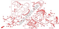 SINGLE SEAT (2) for Honda SILVER WING 400 ABS 2005