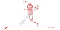 REAR SHOCK ABSORBER (2) for Honda 50 GYRO CANOPY DECK TYPE 1994