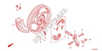 REAR WHEEL for Honda VISION 110 2012