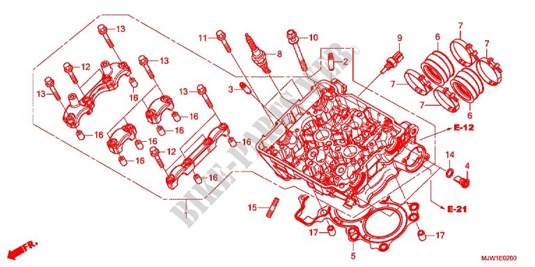 CYLINDER   HEAD for Honda CB 400 X ABS 2016