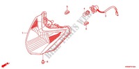 HEADLIGHT (1) for Honda WAVE DASH 110, Kick start 2011