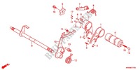 GEARSHIFT DRUM   SHIFT FORK for Honda WAVE DASH 110 S, Electric start, rear brake drum 2012