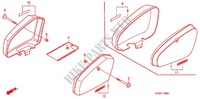 SIDE COVERS for Honda SUPER CUB 90 DELUXE 2001